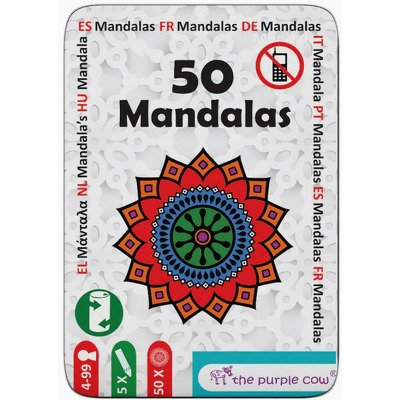 Purple Cow - 50 de desene Mandala