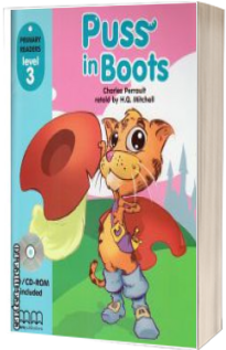 Puss in Boots, retold by H.Q. Mitchell. Primary Readers level 3, Student s Book with CD