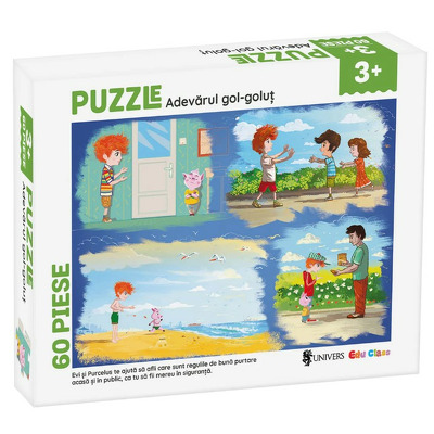 Puzzle - Adevarul gol-golut (60 piese)