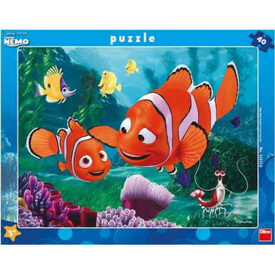 Puzzle - Aventurile lui Nemo (40 piese)