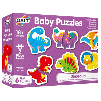 Puzzle bebelusi Galt, Dinosauri, 12 piese