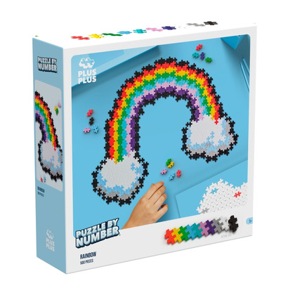 Puzzle cu numere Curcubeu 500 piese