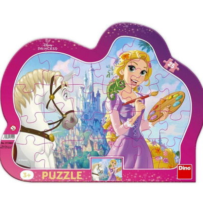 Puzzle cu rama - Rapunzel (25 piese)