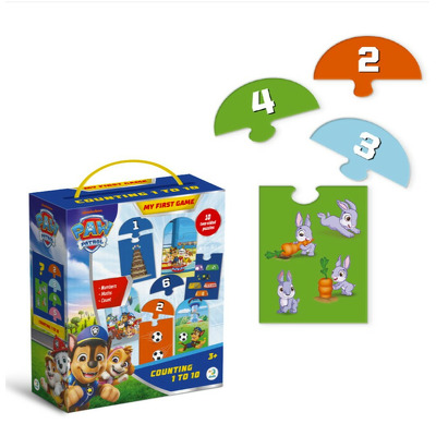 Puzzle de asociere cu numere - Paw Patrol