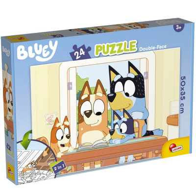 Puzzle de colorat - Bluey (24 de piese)