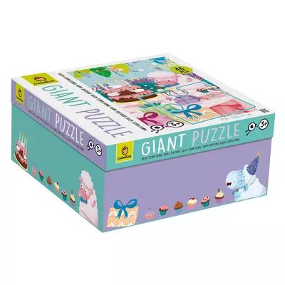 Puzzle de podea - La multi ani!, Ludattica, 3-6 ani, 48 piese