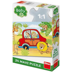 Puzzle de podea - Safari (24 piese)
