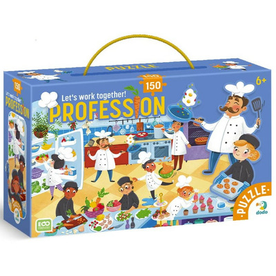 Puzzle meserii - Bucatar (150 piese)