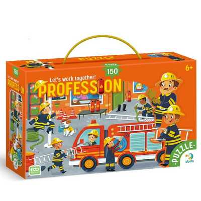 Puzzle meserii - Pompier (150 piese)