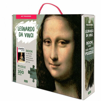 Puzzle Mona Lisa. 300 piese plus carte