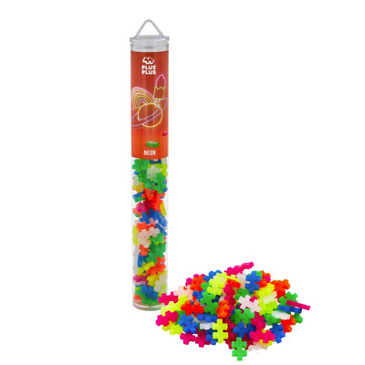 Puzzle Plus - Plus neon mix 100 buc in tub