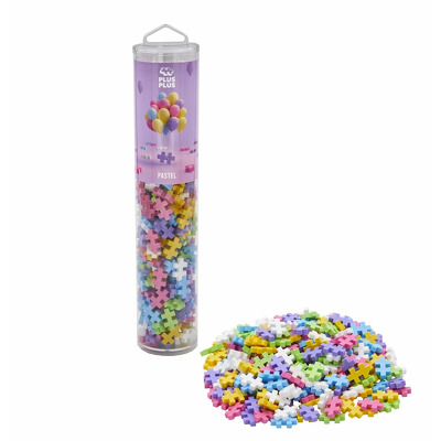 Puzzle Plus - Plus pastel mix100 buc in tub