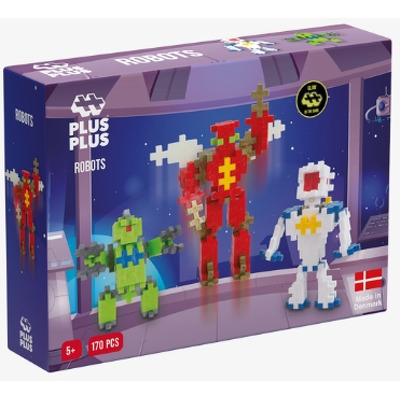 Puzzle Plus Plus Robot 17 buc