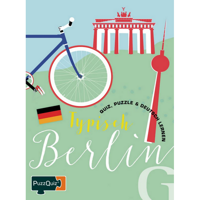 PuzzQuiz. Typisch Berlin. Quiz, Puzzle und Deutsch Lernen A1-A2