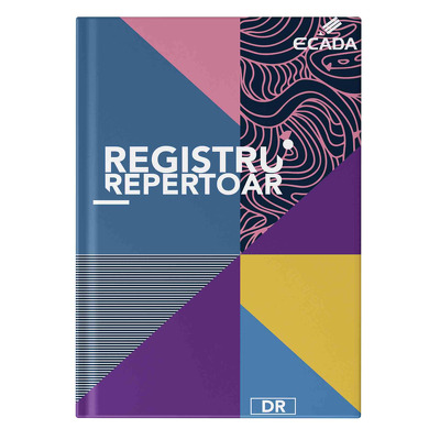 Registru dictando A5 cu 96 file si repertoar A-Z