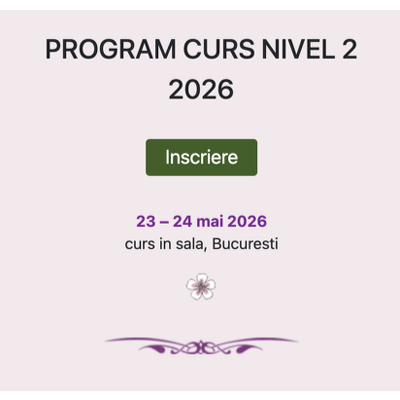 Remedii Florale Bach - Curs nivel 2