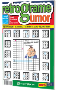 Retrograme cu umor, numarul 106. Nivel mediu, jocuri inteligente si umor sanatos