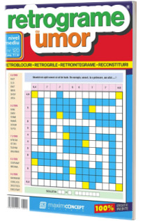 Retrograme cu umor, numarul 120. Nivel mediu, jocuri inteligente si umor sanatos