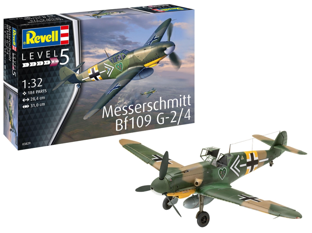 Revell avion Messerschmitt Bf109 G - 2/4