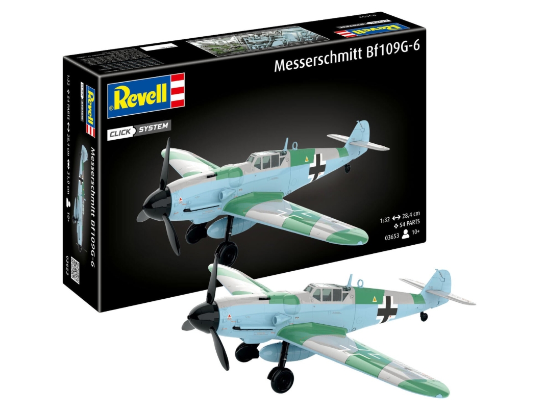 Revell avion Messerschmitt Bf109G - 6 (Click System)