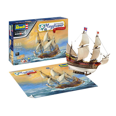 Revell Gift Set Mayflower 400Th Scara 1:83 Rev05684