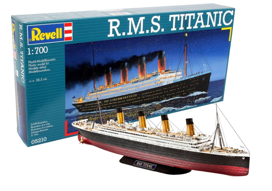 Revell Macheta R.M.S. Titanic.  Kit Plastic