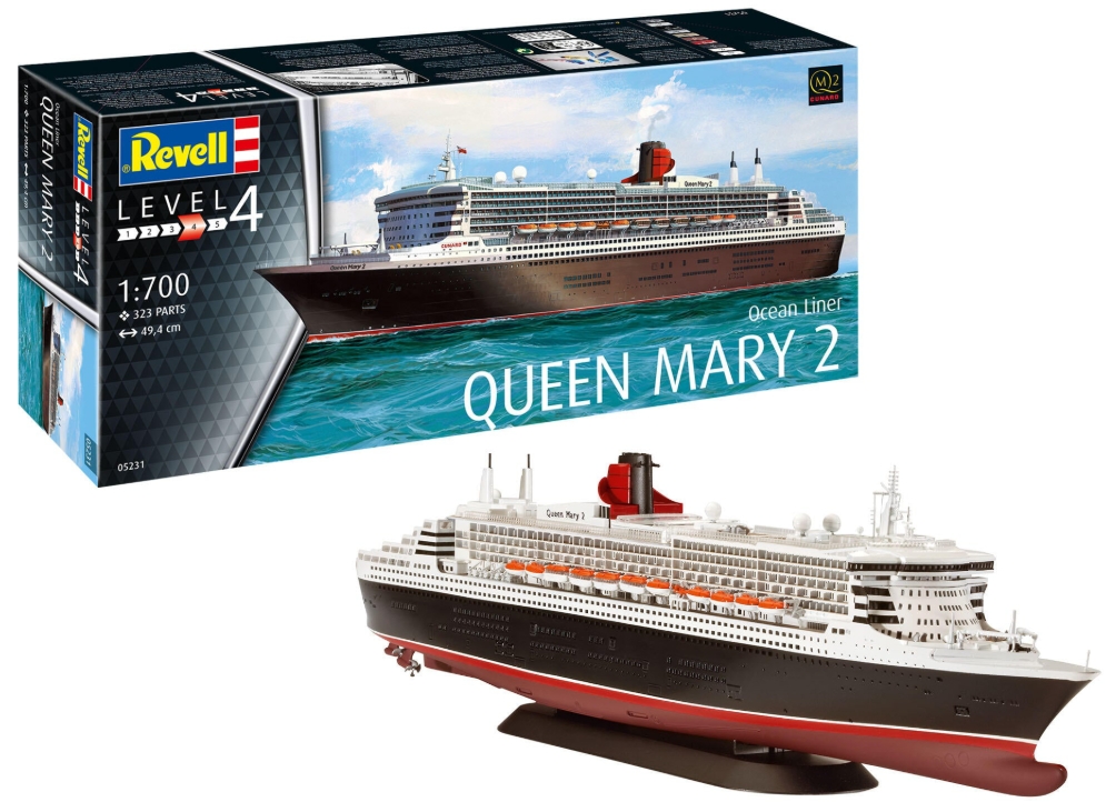 Revell model kit Vapor Ocean Liner Queen Mary 2