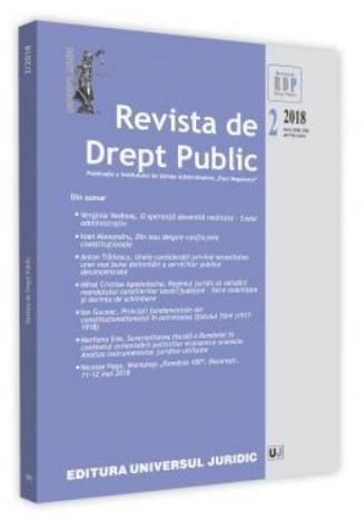 Revista de drept public nr. 2/2018