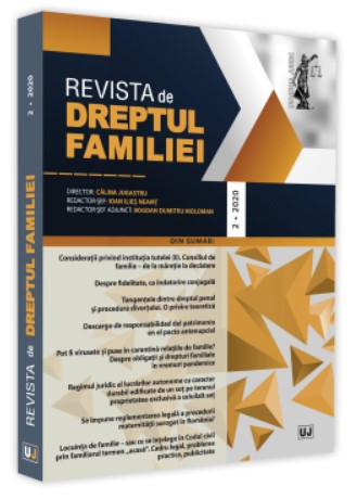 Revista de Dreptul Familiei nr. 2/2020