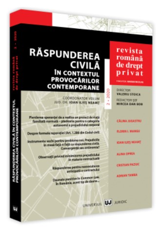 Revista Romana de Drept Privat nr. 2/2020