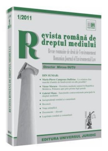 Revista romana de dreptul mediului nr. 1/2011