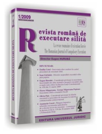 Revista romana de executare silita nr. 1/2009 - Serie noua, anul VI