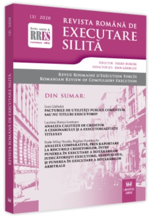 Revista romana de executare silita nr. 3/2020