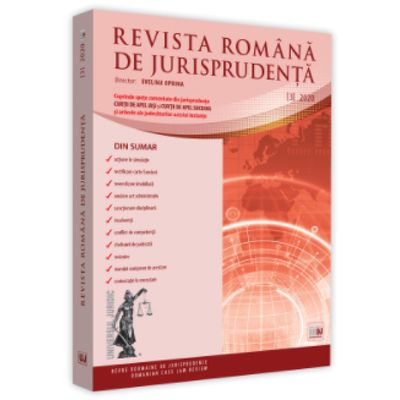 Revista romana de jurisprudenta nr. 3/2020