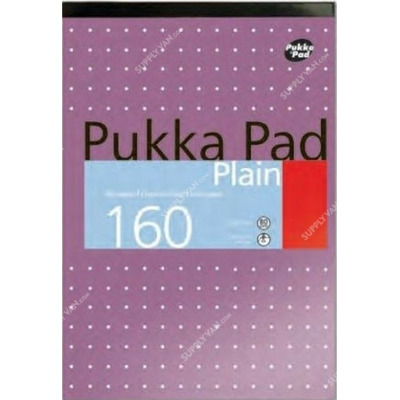 Rezerva Pukka Pad A4 fara liniatura, 160 pag, cu 4 perforatii pentru bilblioraft, pink