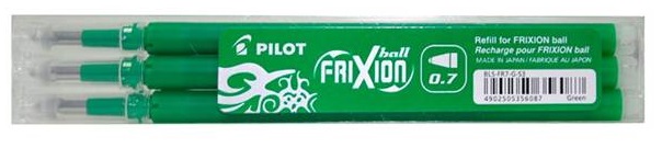 Rezerva roller Frixion 0.7mm, set 3buc verde