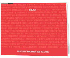 REZIST. Proteste impotriva OUG 13 - 2017. Albumul care documenteaza cel mai mare protest din istoria post-decembrista