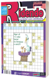 Ridendo, numarul 103. Revista de integrame de nivel mediu