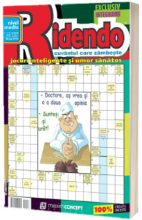 Ridendo, numarul 107. Revista de integrame de nivel mediu