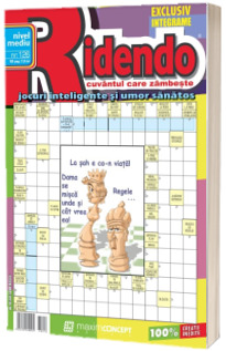 Ridendo, numarul 126. Revista de integrame de nivel mediu