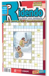 Ridendo, numarul 154. Revista de integrame de nivel mediu