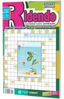 Ridendo, numarul 155. Revista de integrame de nivel mediu
