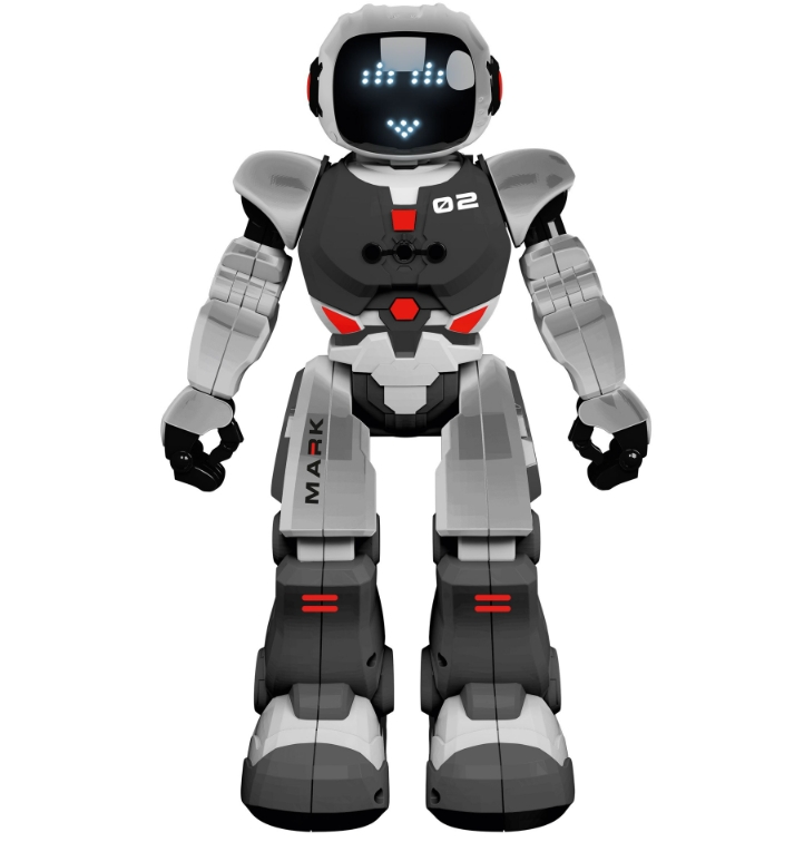 Robot interactiv Xtrem Bots Mark cu telecomanda, control prin gesturi si 50 actiuni programabile