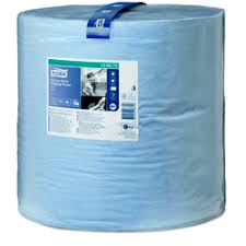 Rola hartie absorbanta industriala TORK Heavy-Duty, 2 straturi, 36.9cm x 340m - albastra