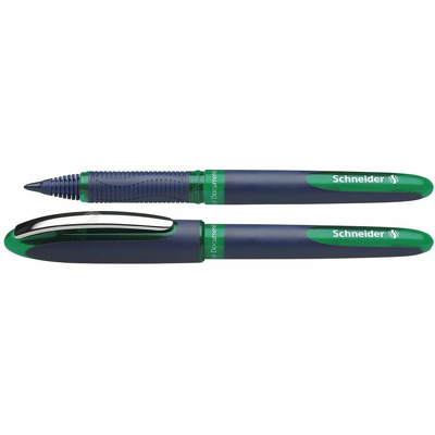 Roller cu cerneala Schneider One Business, ball point 0.6mm - scriere verde