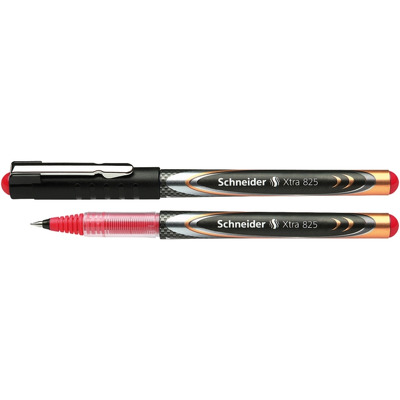 Roller cu cerneala Schneider Xtra 825, ball point 0.5mm - scriere rosie