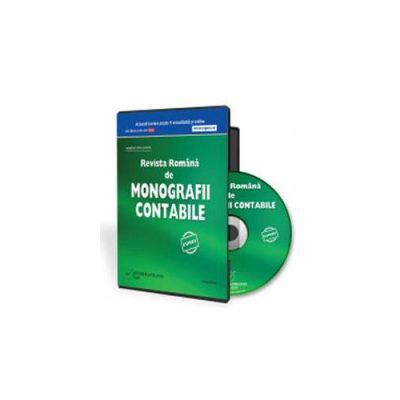 CD Revista Romana de Monografii Contabile 6 luni - Format CD