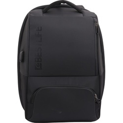 Rucsac Neoton - negru - laptop 16 inch, charge pentru USB si TypeC conectori