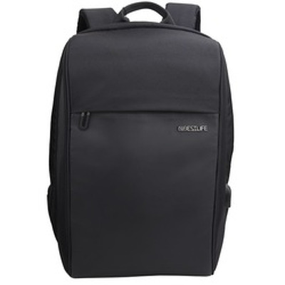 Rucsac Travel Safe, negru matlasat - laptop 16 inch, charge pentru USB si TypeC conectori