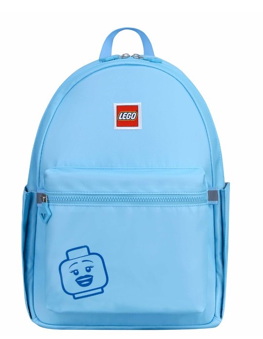 Rucsac Casual LEGO Tribini Joy Large - design Emoji - albastru pastel